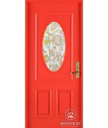 Красная входная дверь - 14