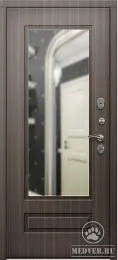 Стальная дверь с зеркалом-121