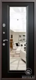 Стальная дверь с зеркалом-113