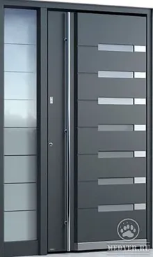 Тамбурная дверь со стеклом-61