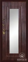 Стальная дверь с зеркалом-100