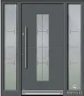 Тамбурная дверь со стеклом-50