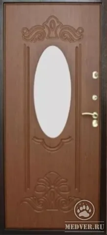 Стальная дверь с зеркалом-119